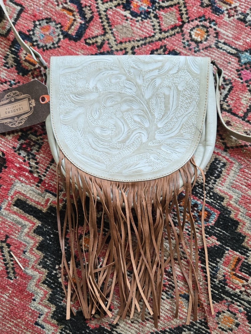 Fringed LEATHER Crossbody